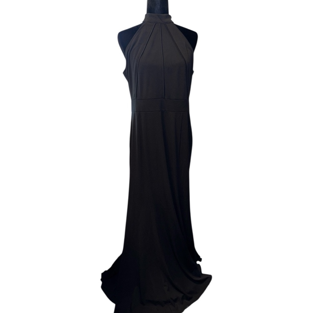🆕Women's Elegant Halter Neck Sleeveless Mermaid Long Evening Dress - Picture 9 of 14